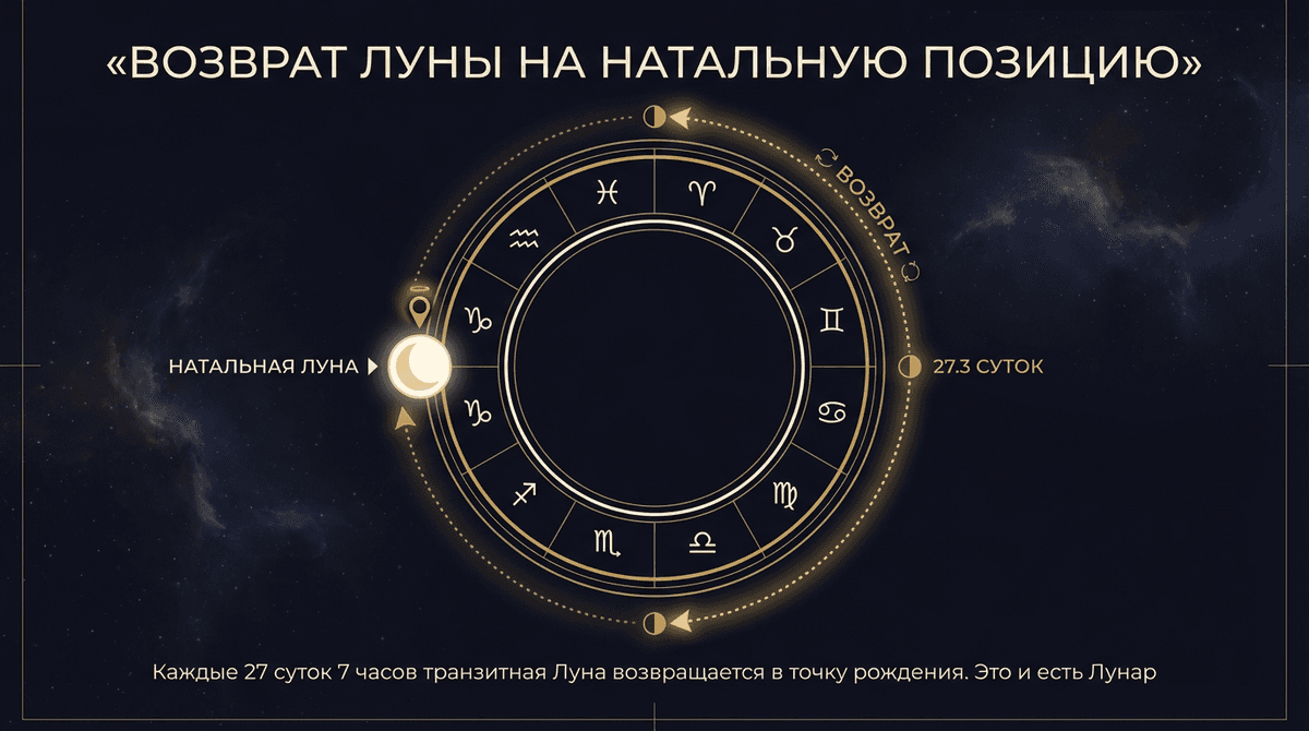 Возврат Луны на натальную позицию