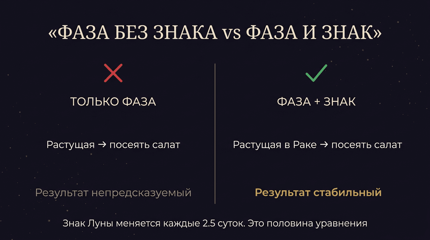 Фаза без знака vs фаза и знак