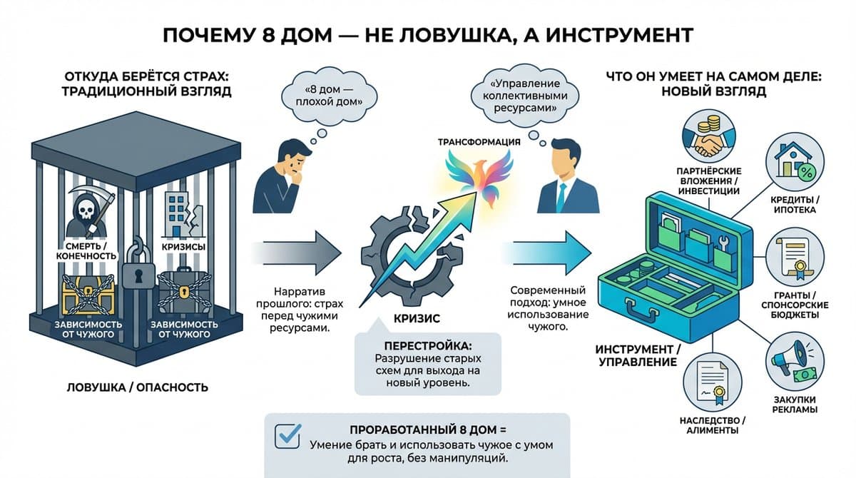 Почему 8 дом — не ловушка, а инструмент