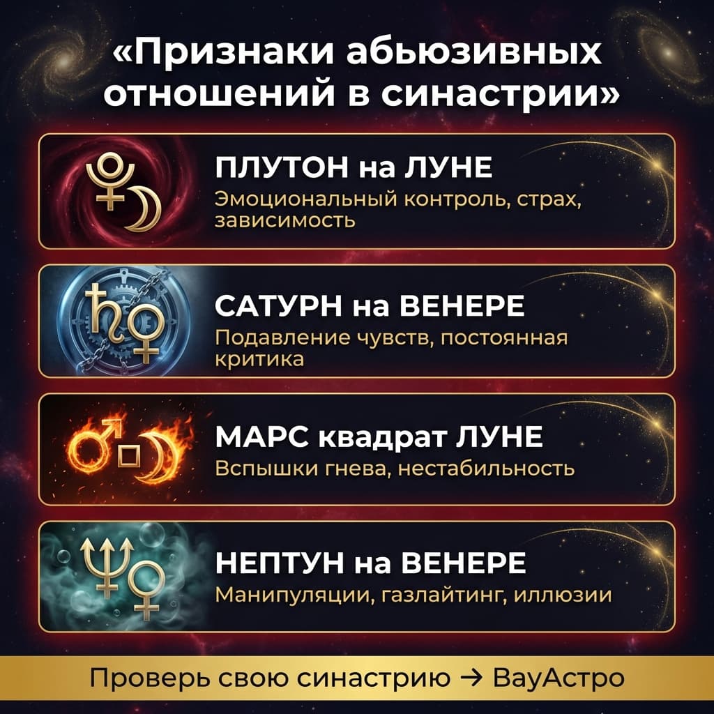 Плутон и Нептун в синастрии: два лица контроля