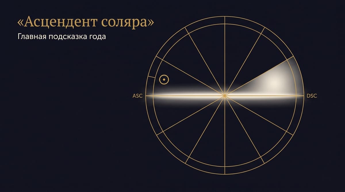 Асцендент соляра — главная подсказка на ближайший год
