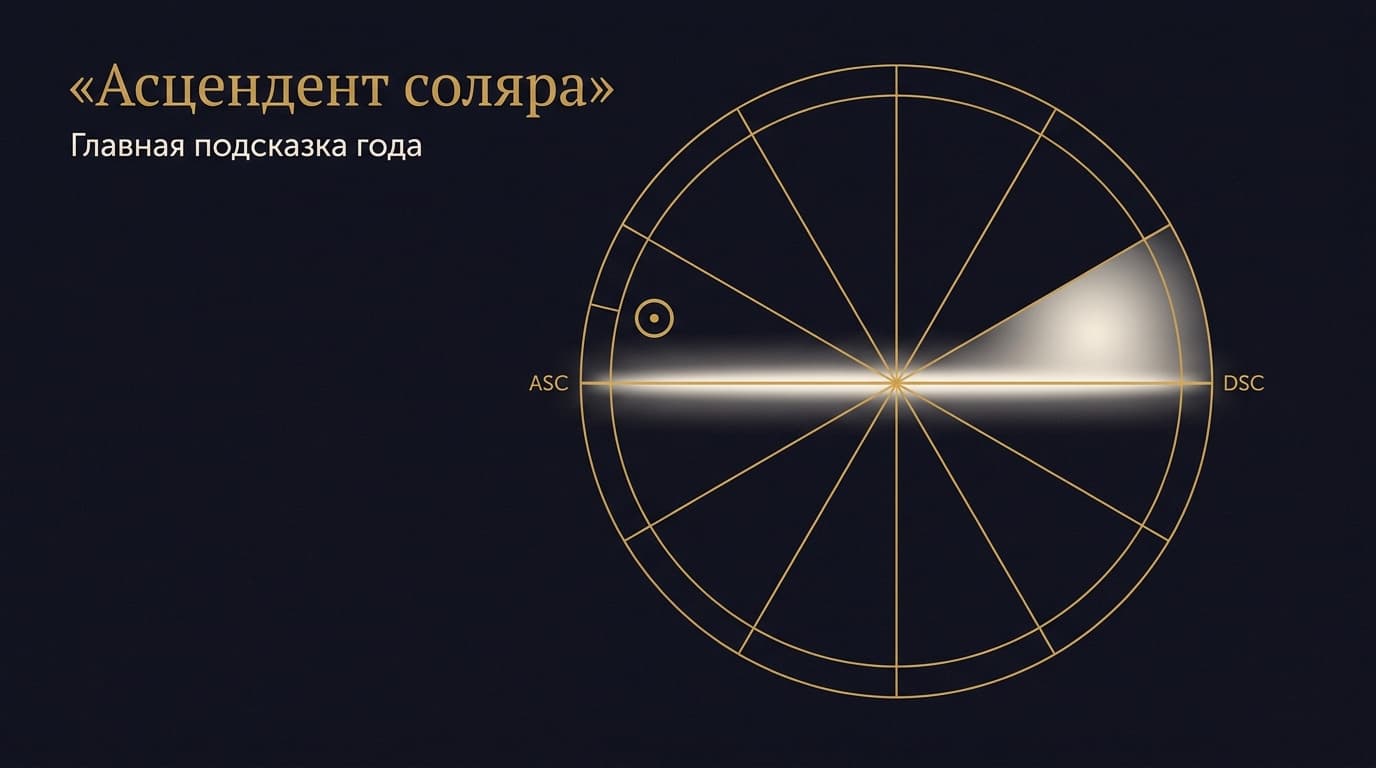Асцендент соляра — главная подсказка на ближайший год