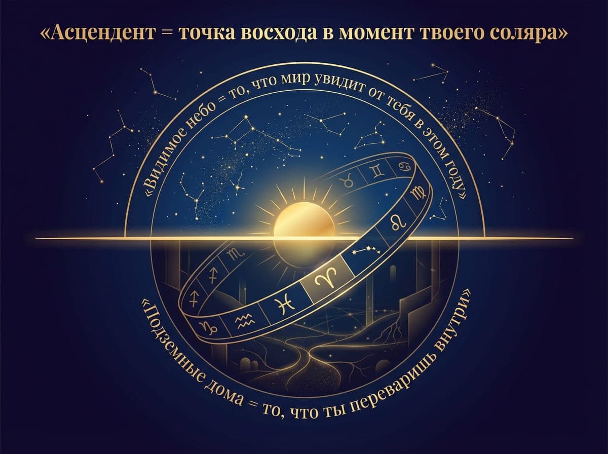Что такое асцендент в солярной карте