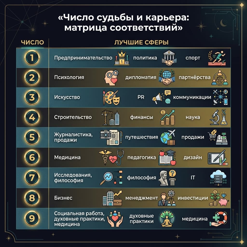 С кем вы совместимы по числу судьбы?