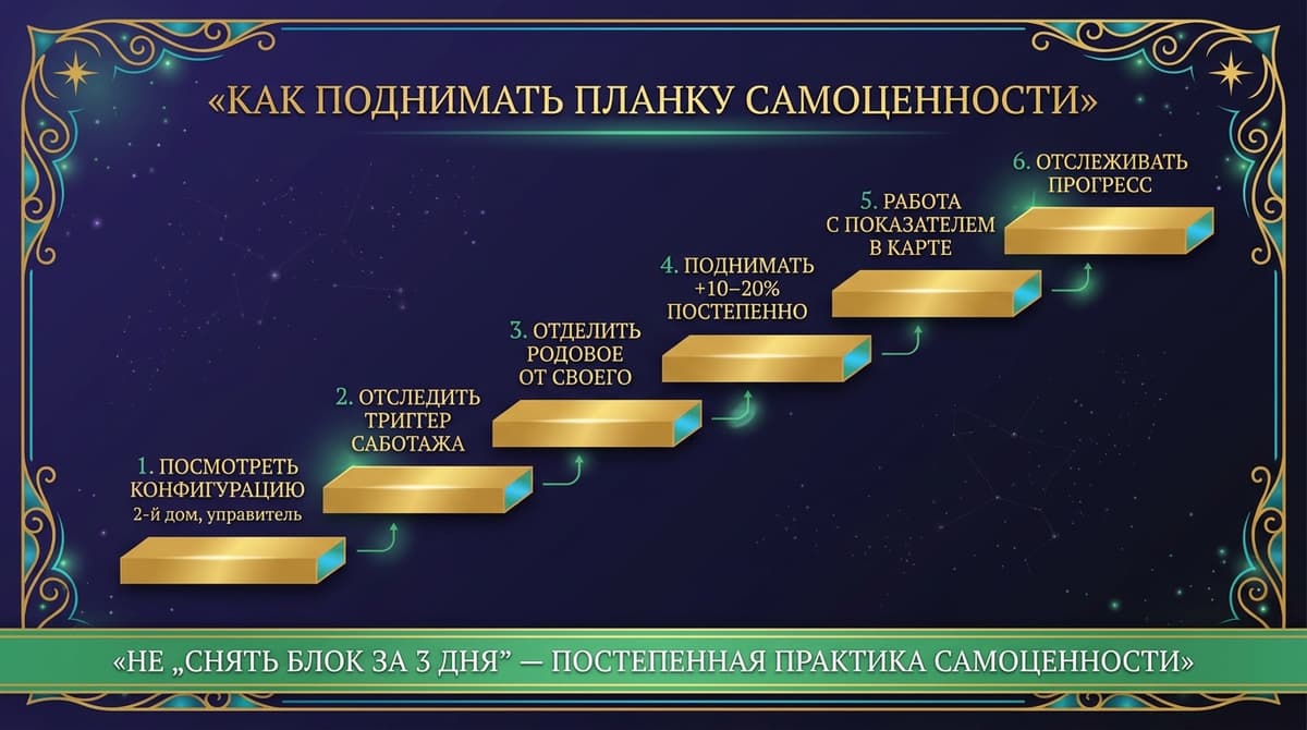Как поднимать планку самоценности: практические шаги