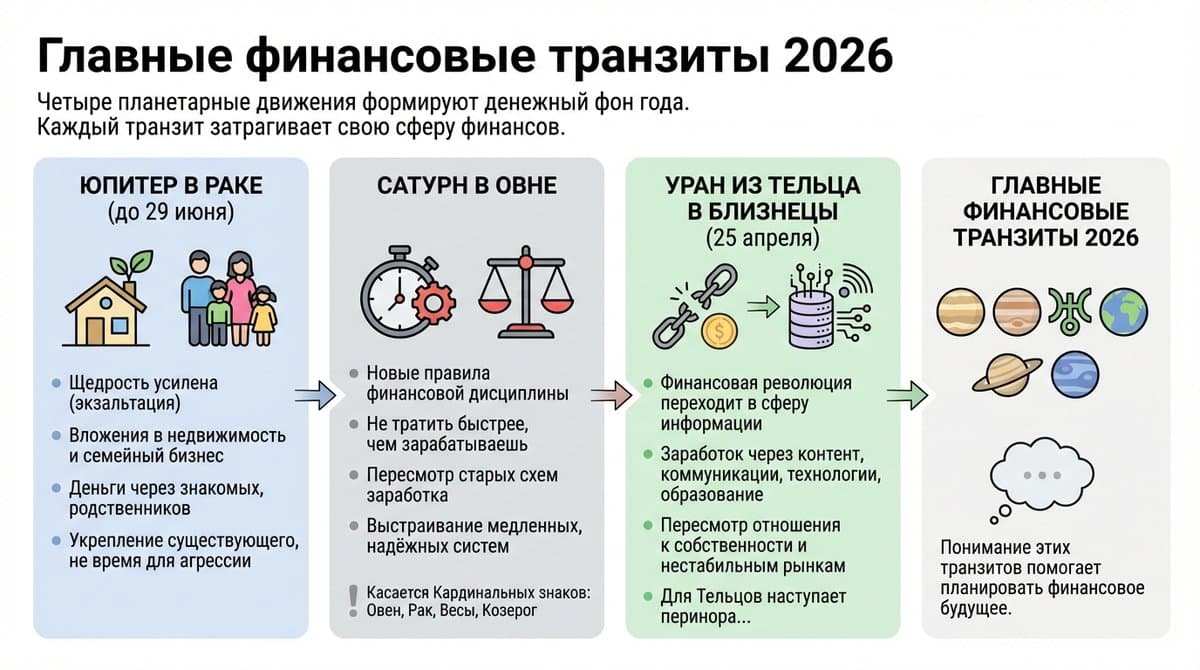 Главные финансовые транзиты 2026