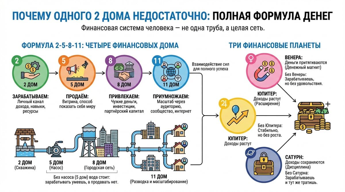 Почему одного 2 дома недостаточно: полная формула денег