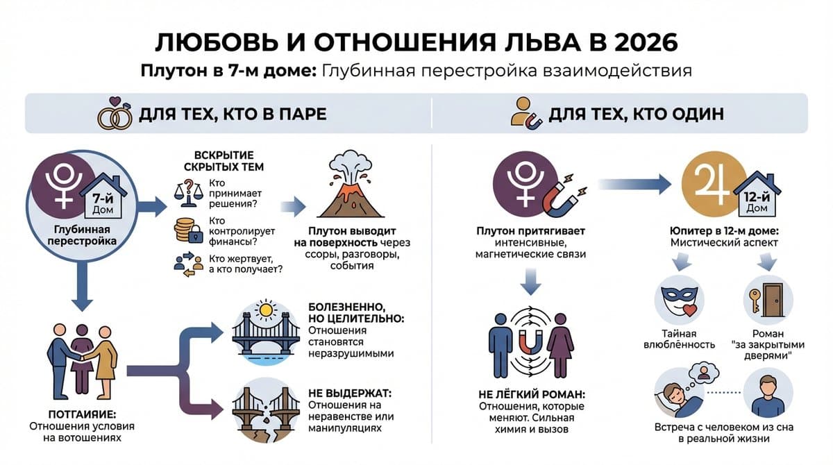 Любовный гороскоп Льва на 2026 год