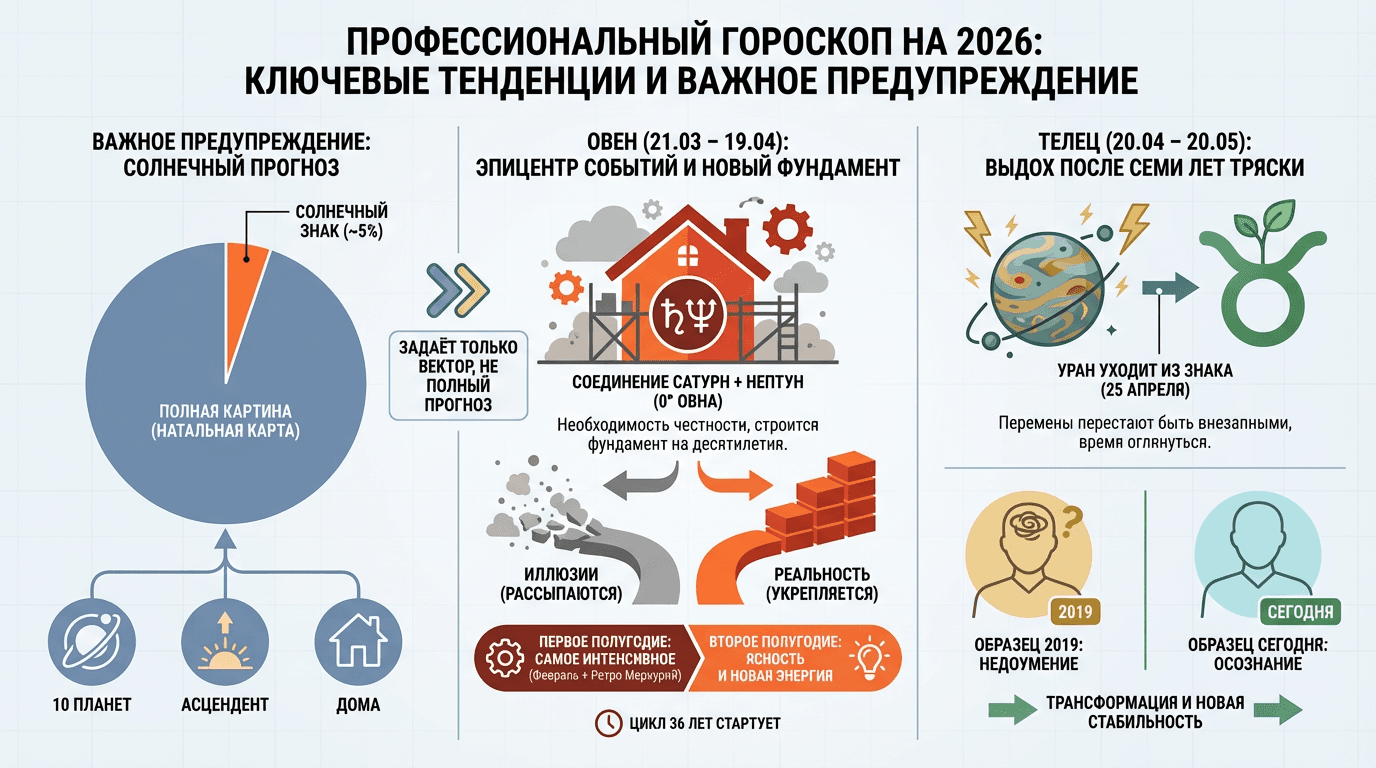 Гороскоп на 2026 год для каждого знака зодиака