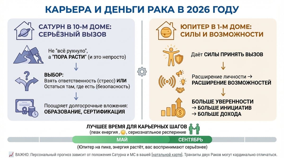 Карьера и деньги Рака в 2026 году