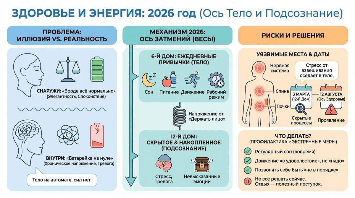 Здоровье и энергия Весов в 2026