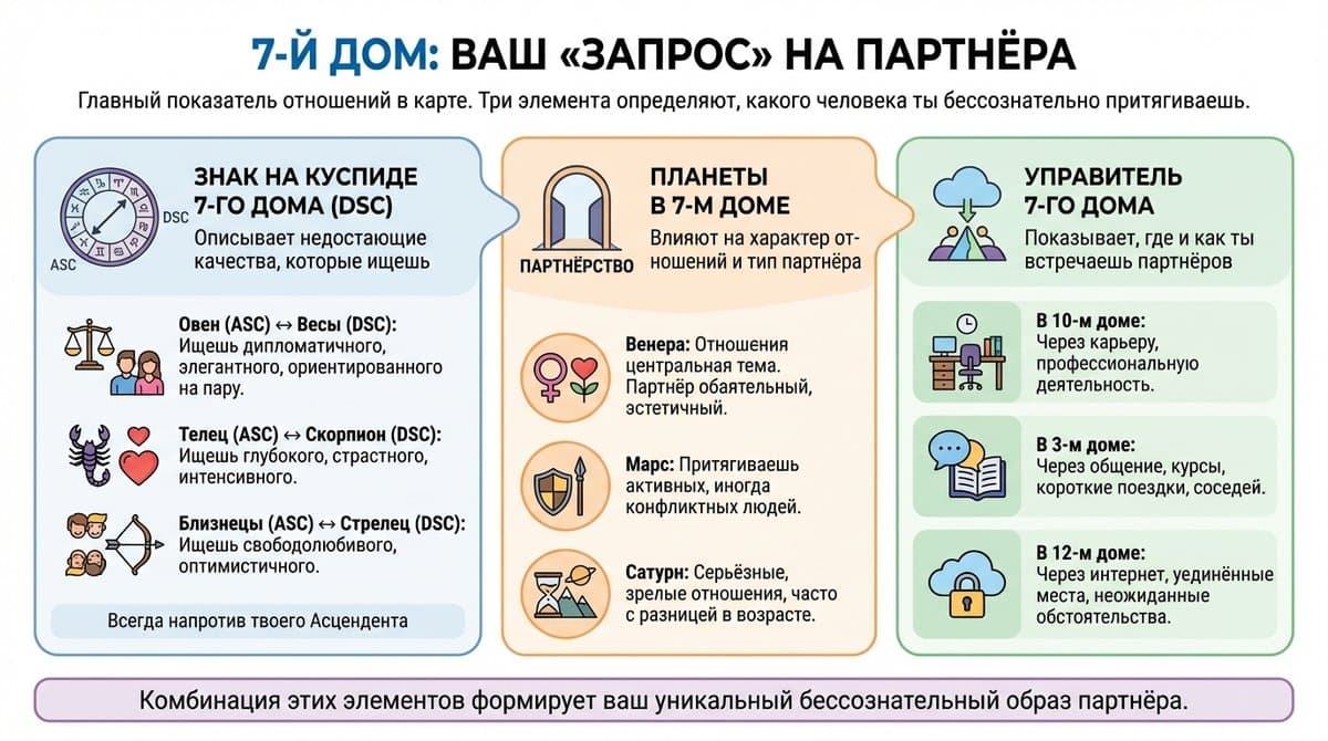 7-й дом: ваш «запрос» на партнёра