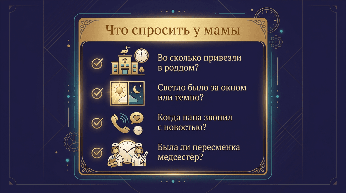 Расспроси маму: вопросы, которые освежают память