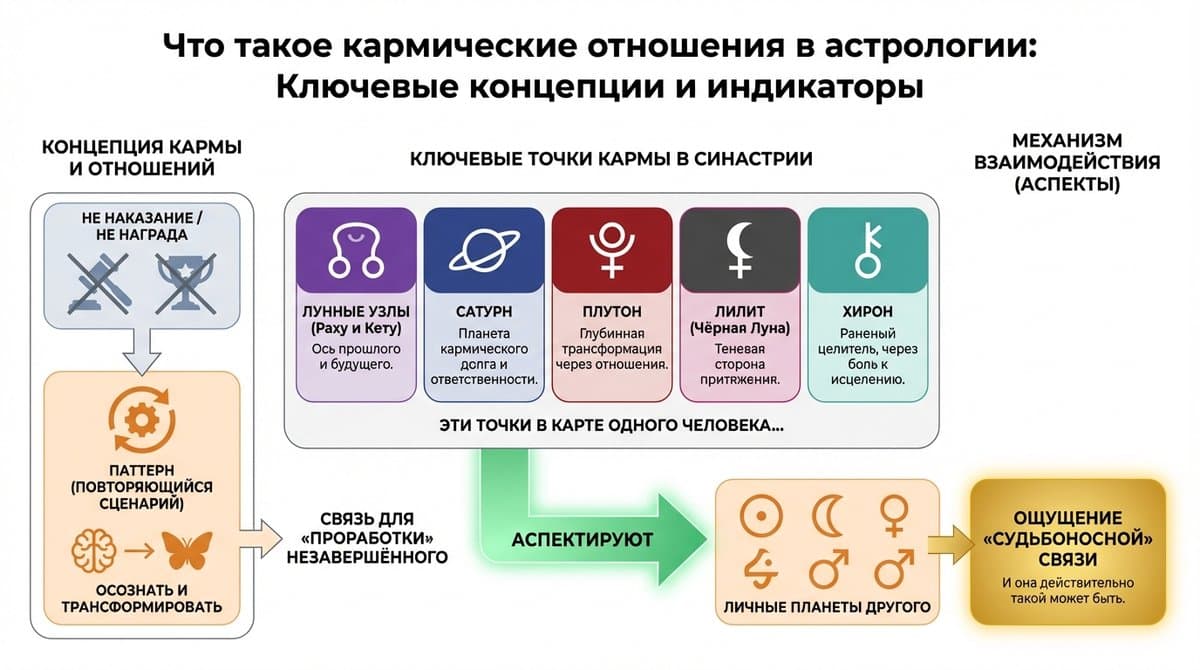 Что такое кармические отношения с точки зрения астрологии
