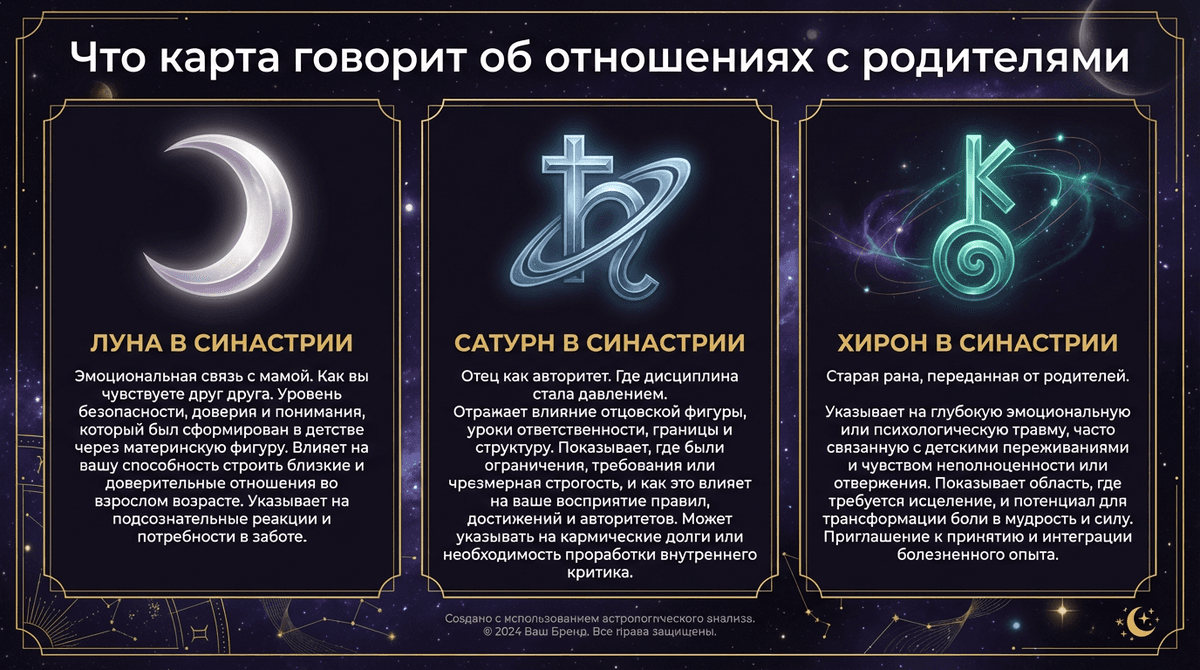 Что показывает ваша карта про отношения с родителями