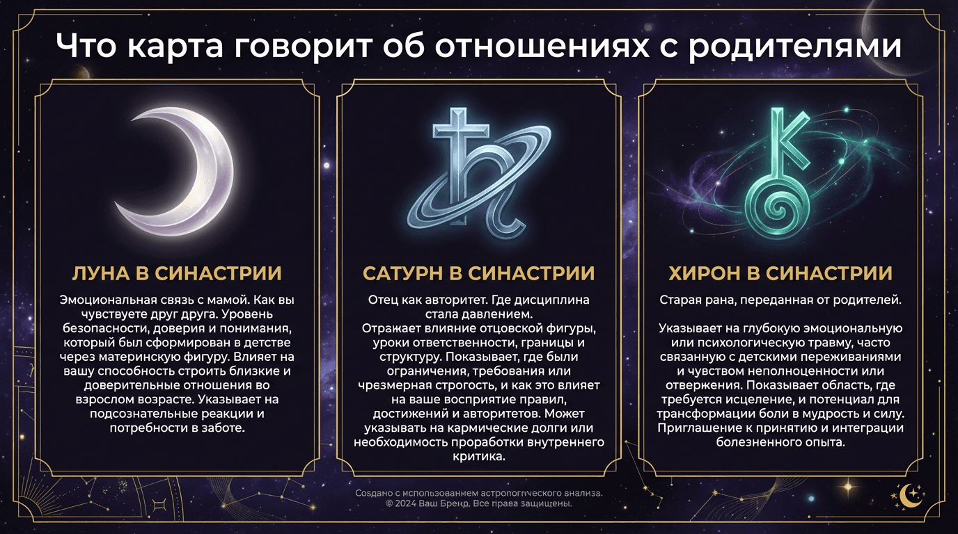 Что показывает ваша карта про отношения с родителями