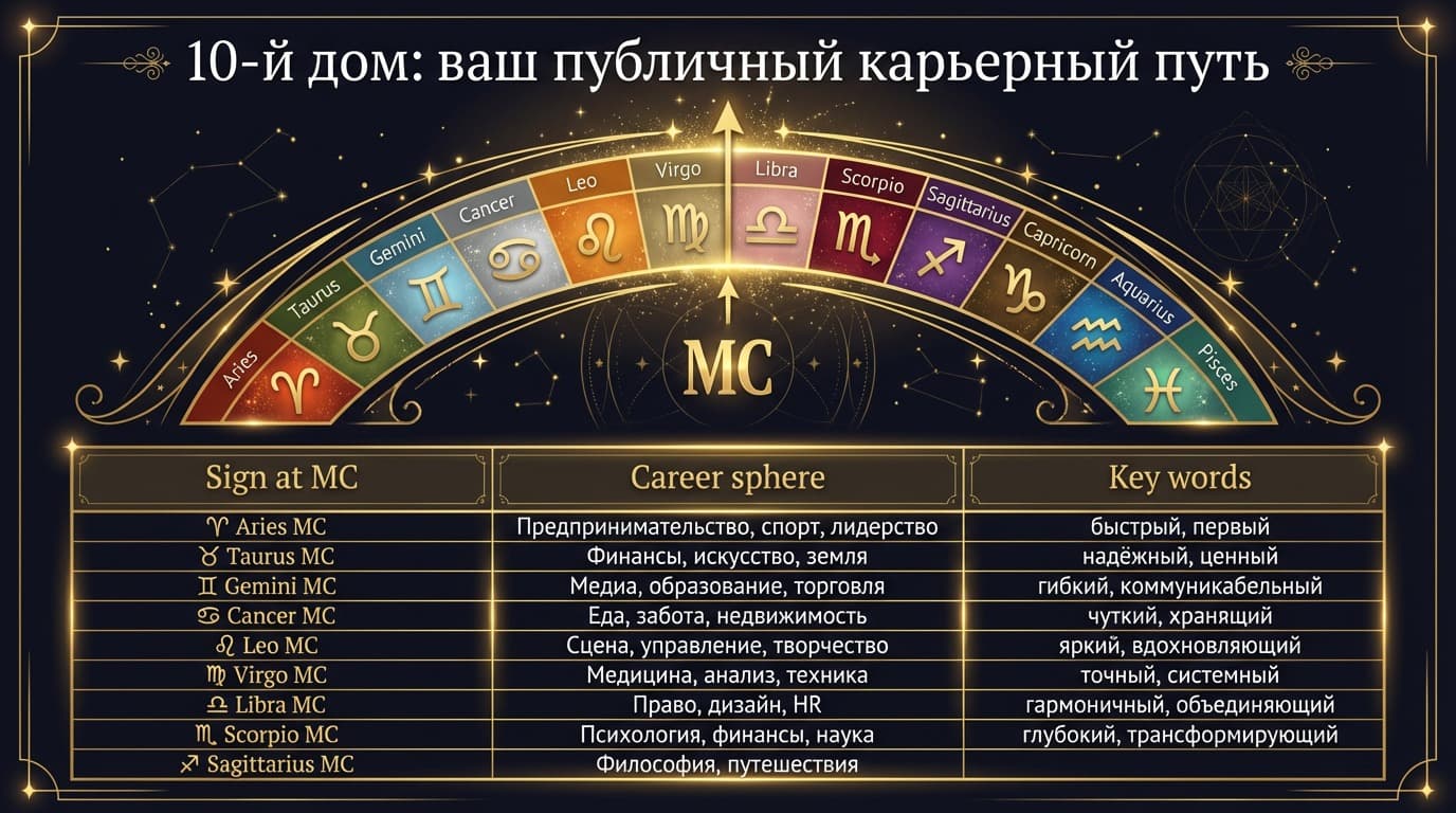 10-й дом: ваш публичный путь