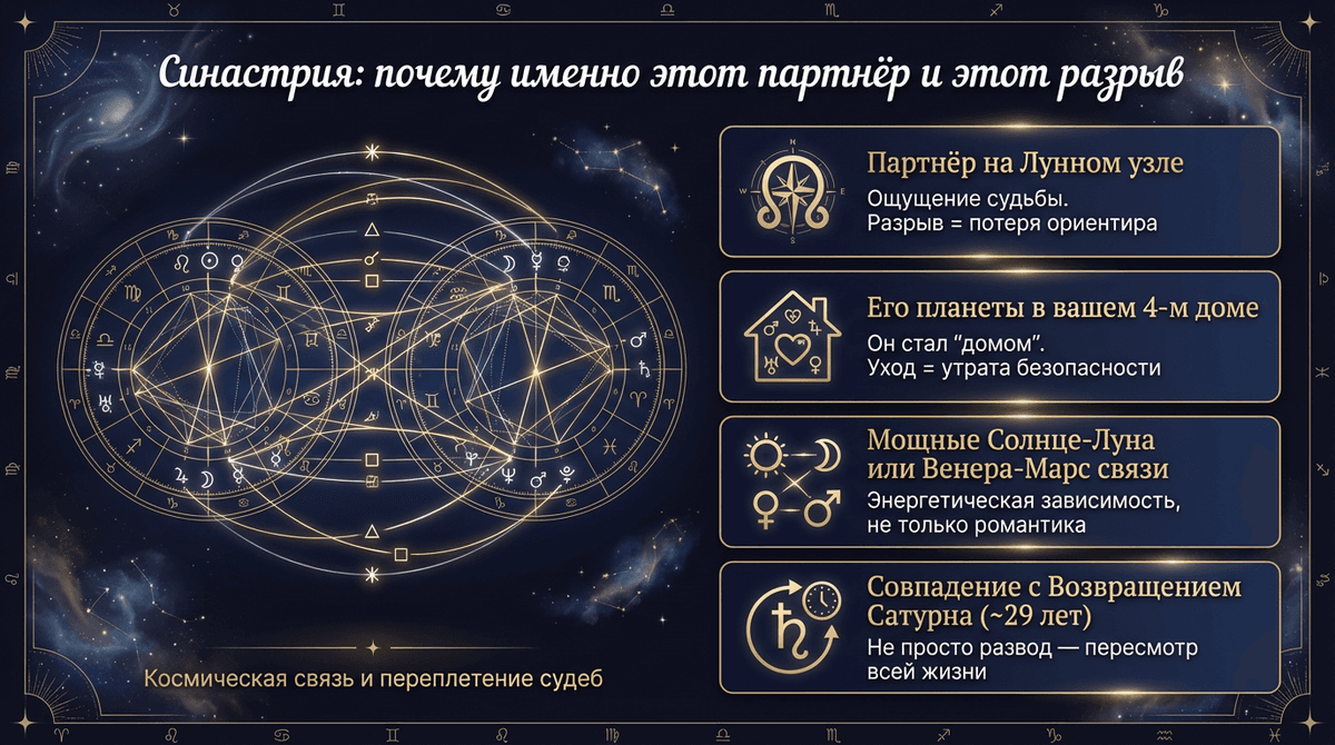 Синастрия и причины разрыва