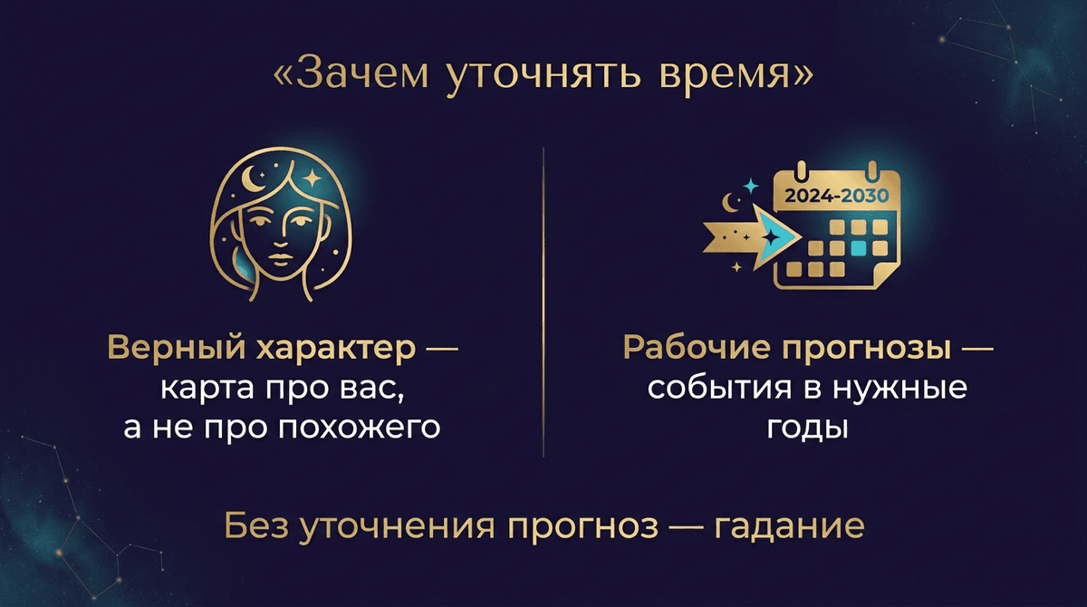 Что это даёт: верный характер и рабочие прогнозы