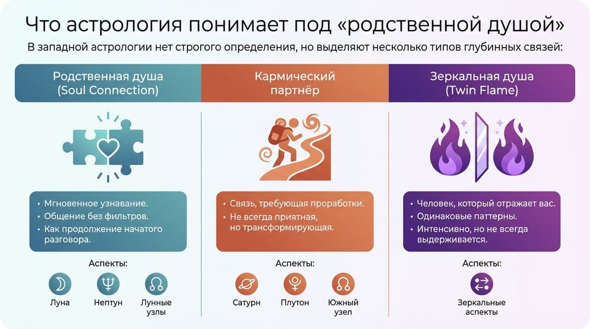 Что астрология понимает под «родственной душой»