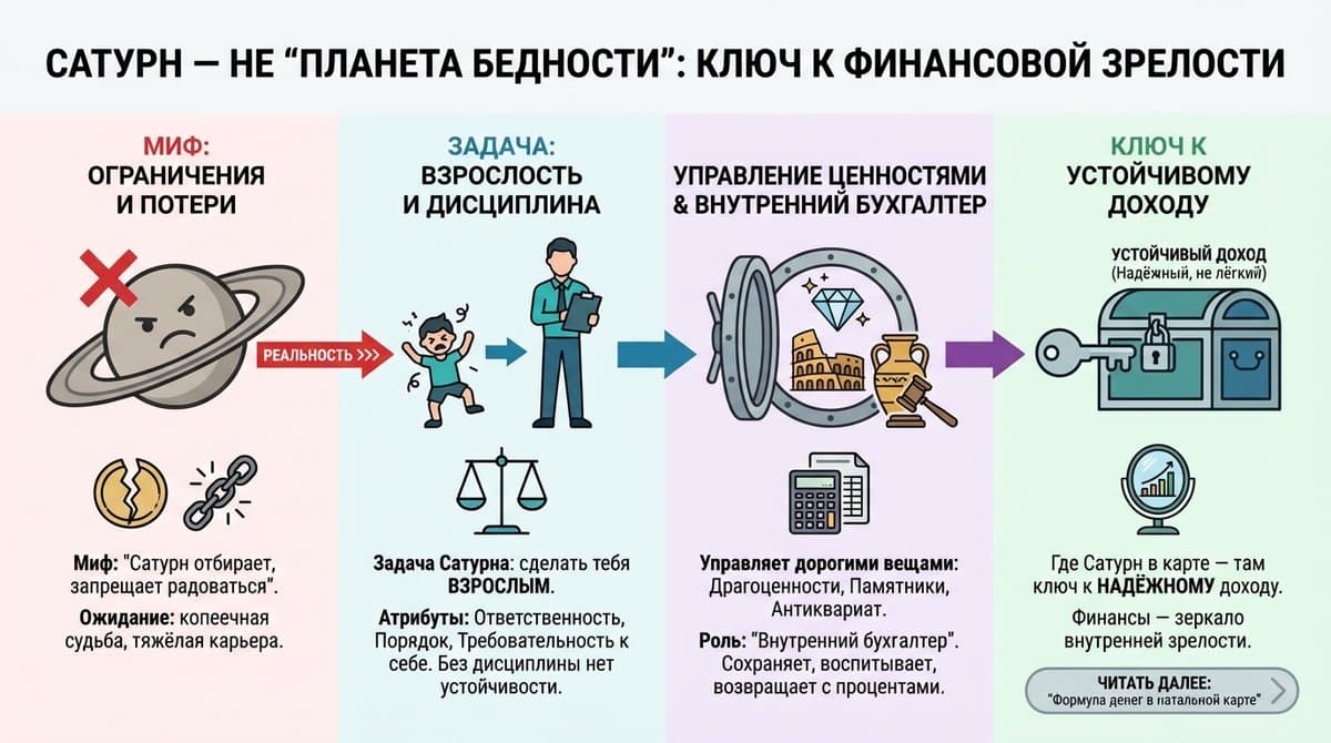 Сатурн — не «планета бедности»