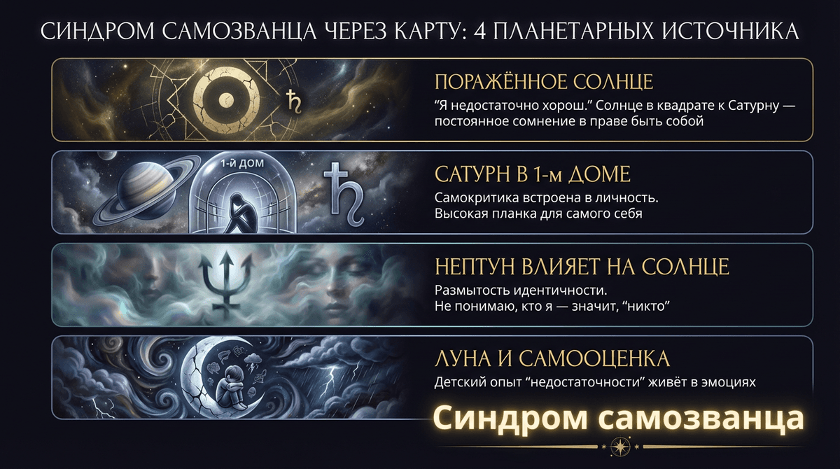Что такое синдром самозванца с точки зрения карты?