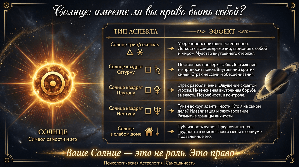 Солнце: имеете ли вы право быть собой?