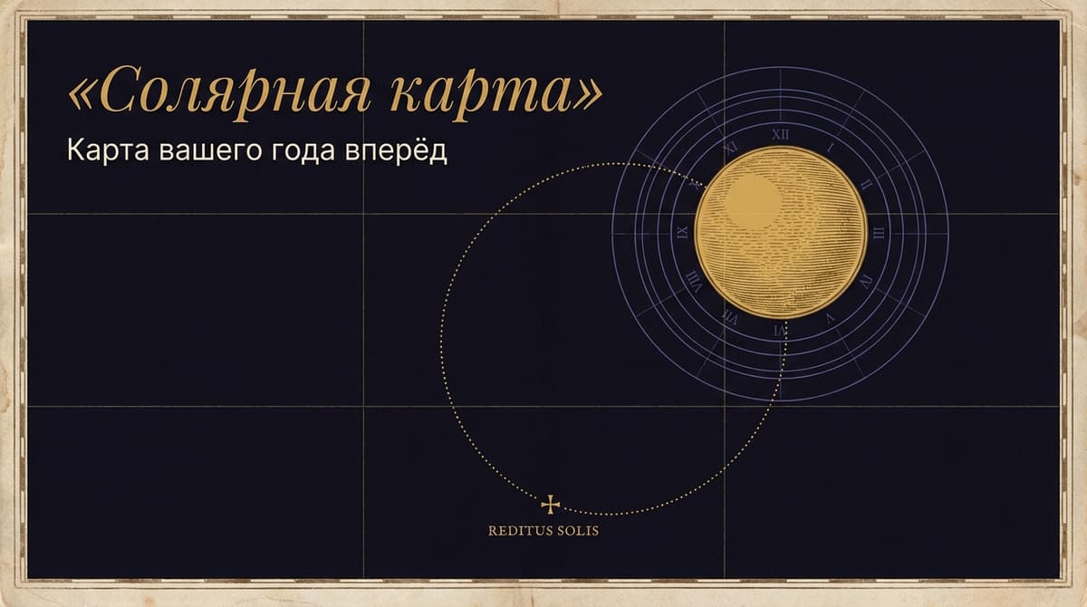 Солярная карта — что это и как читать прогноз на год