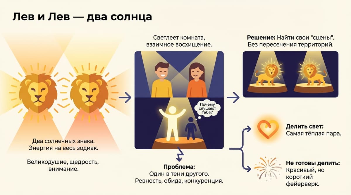Лев и Лев — два солнца