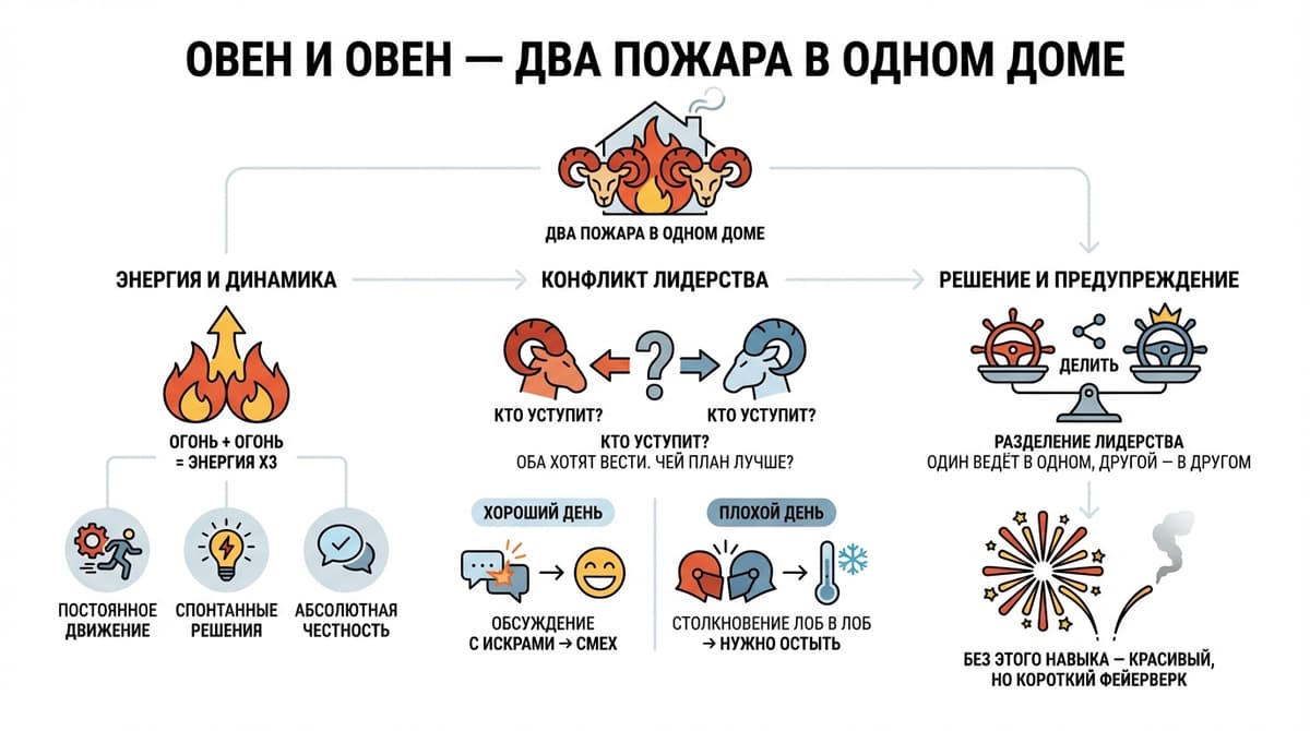 Овен и Овен — два пожара в одном доме