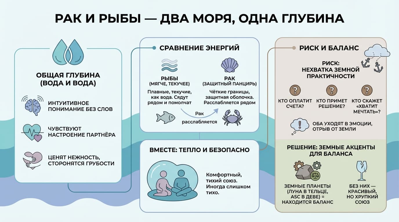 Рак и Рыбы — два моря, одна глубина