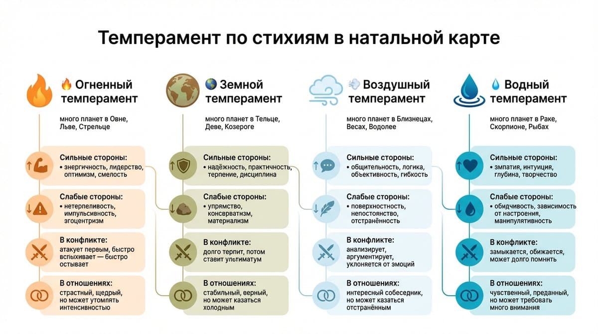 Стихии и темперамент