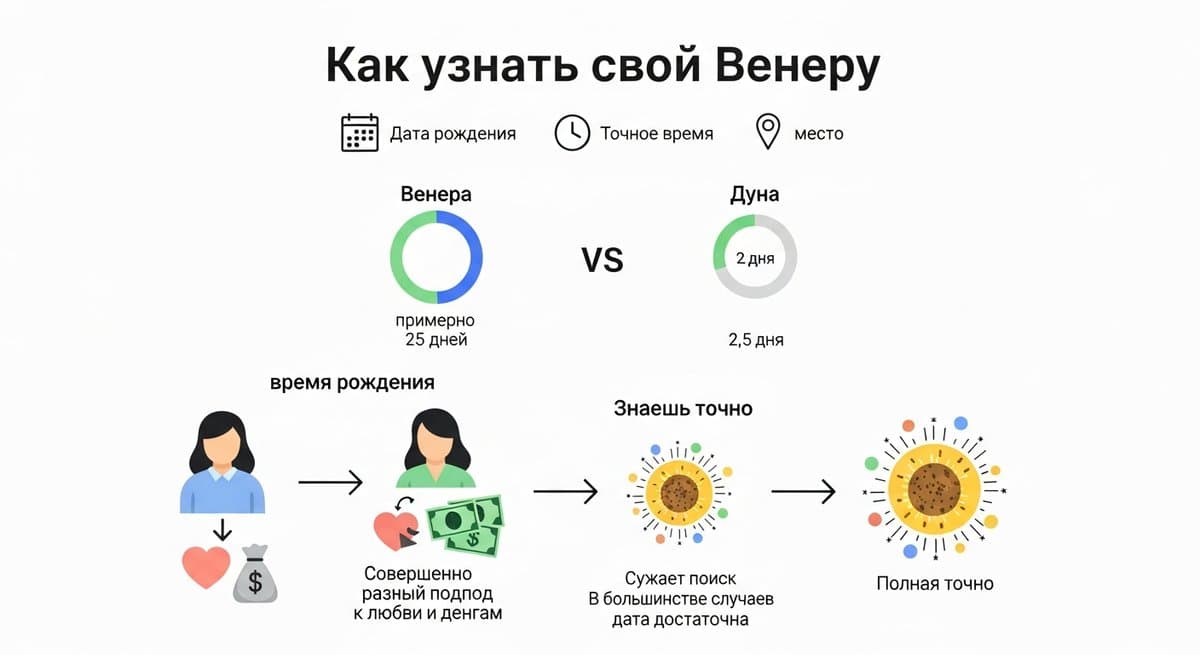 Как узнать свою Венеру