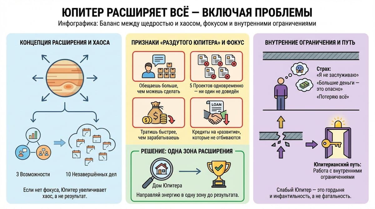 Юпитер расширяет всё — включая проблемы