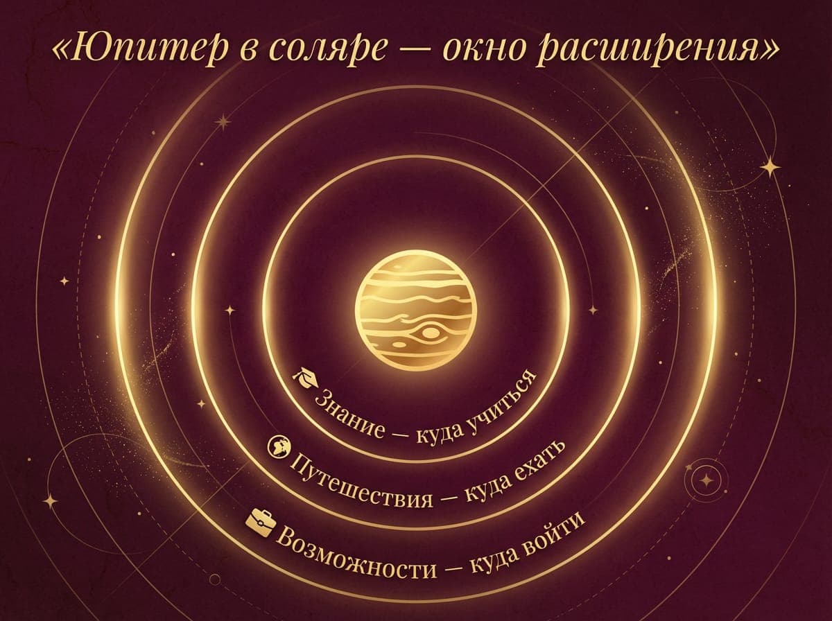 Что на самом деле показывает Юпитер в соляре