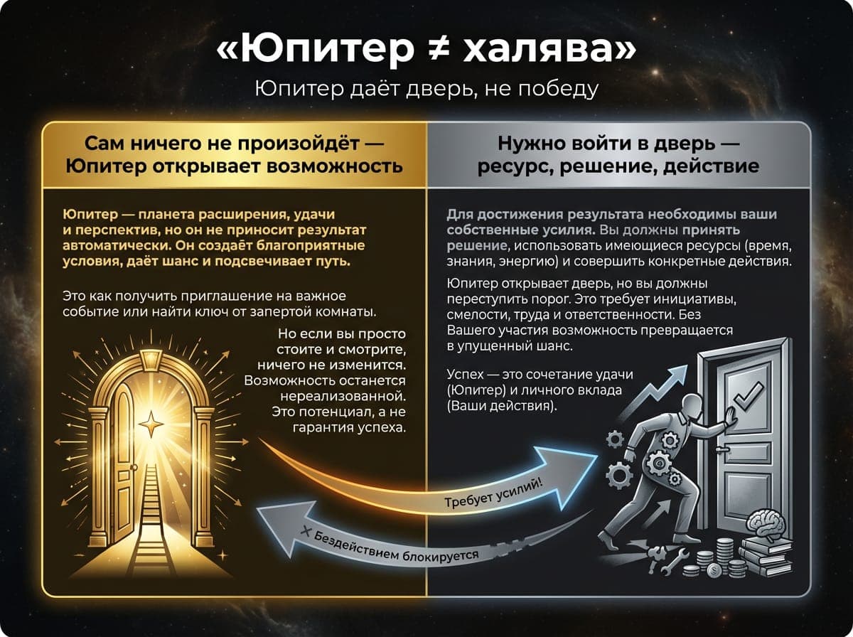 Юпитер в домах соляра — 12 направлений роста