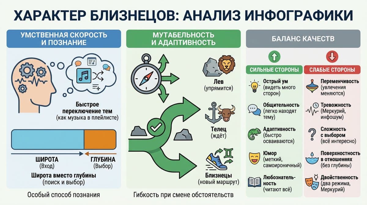 Характер Близнецов