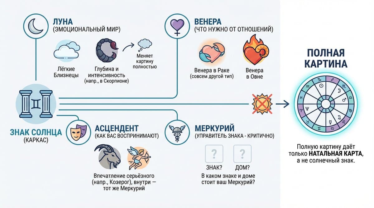 Если у вас Близнецы: что ещё влияет