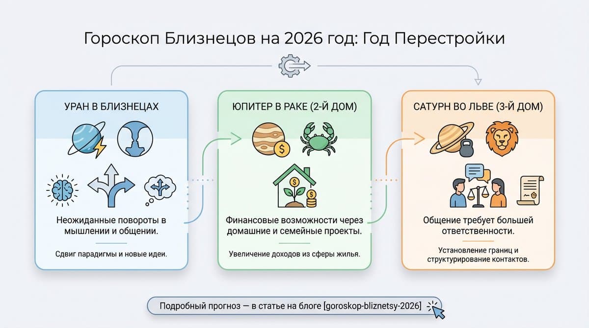 Гороскоп Близнецов на 2026 год