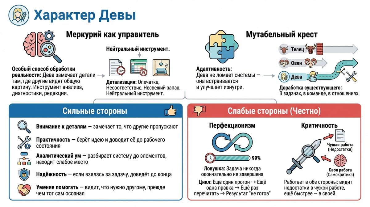 Характер Девы