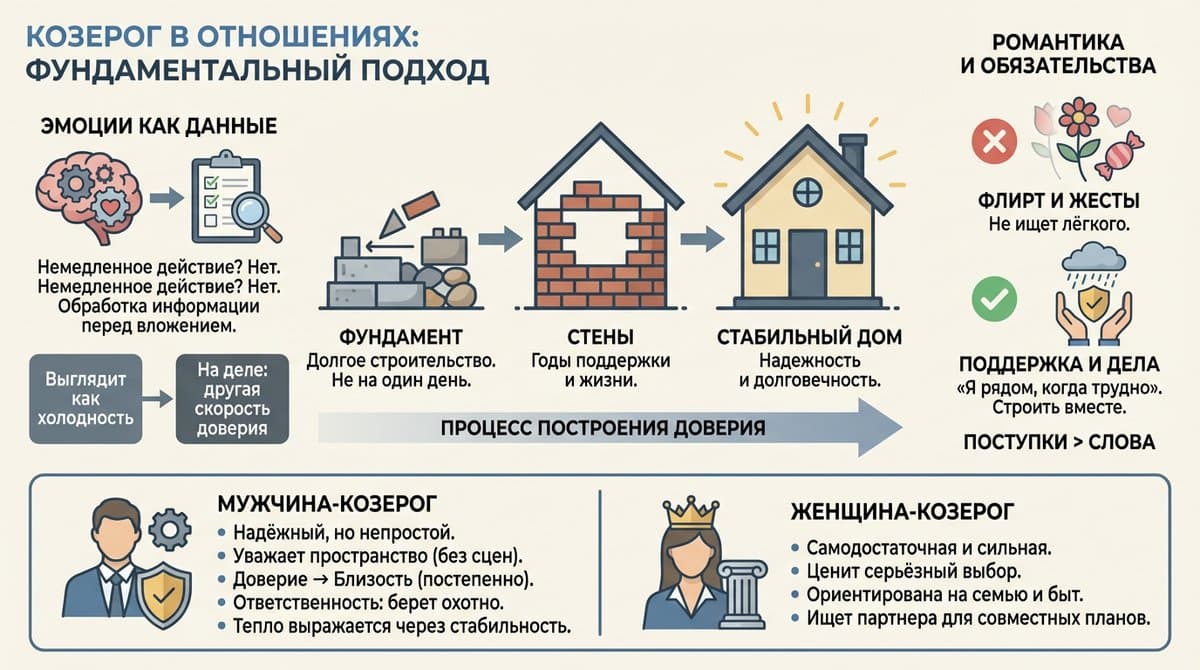 Козерог в отношениях