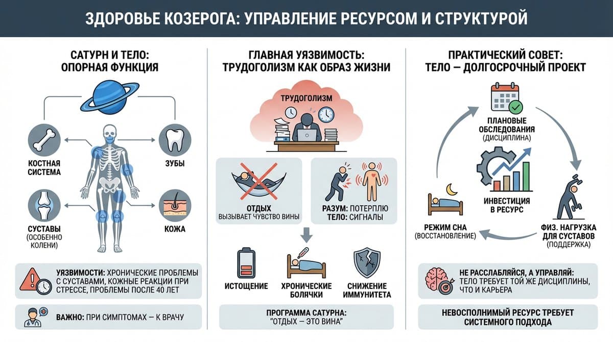 Здоровье Козерога