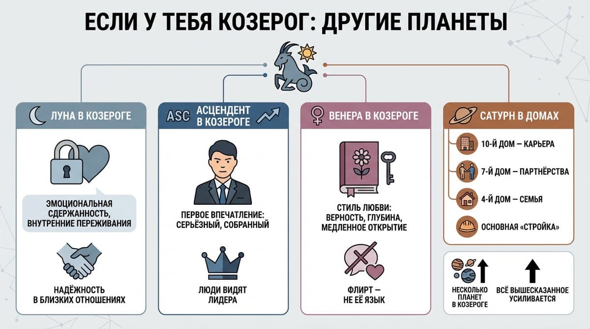 Если у тебя Козерог: другие планеты