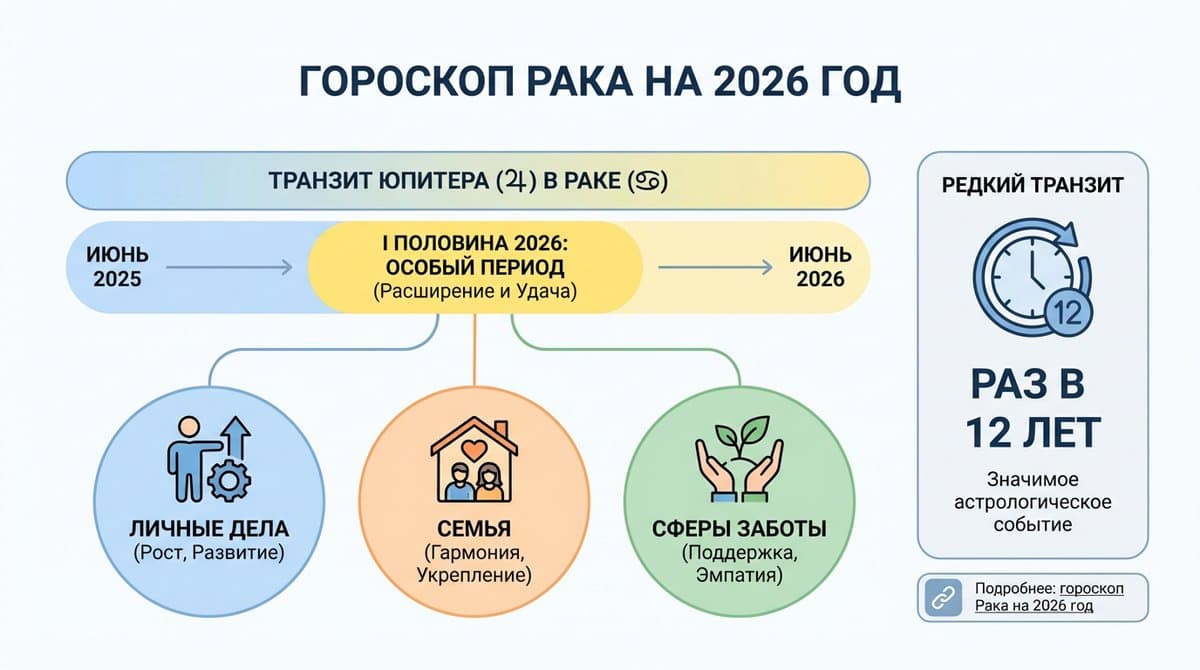 Гороскоп Рака на 2026 год