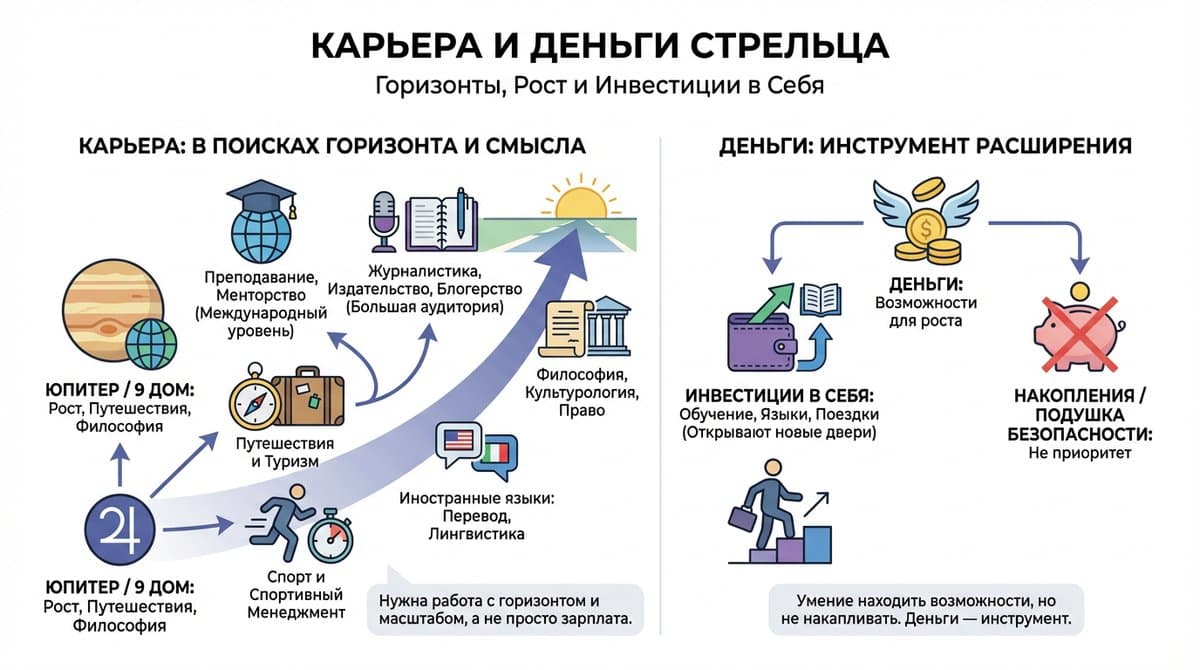 Карьера и деньги Стрельца