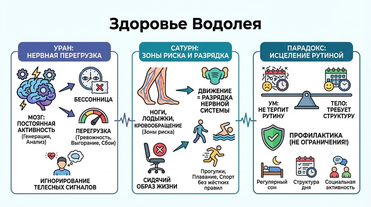 Здоровье Водолея