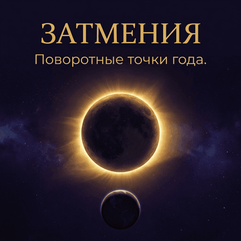 Затмения и ваша натальная карта — Кармические точки