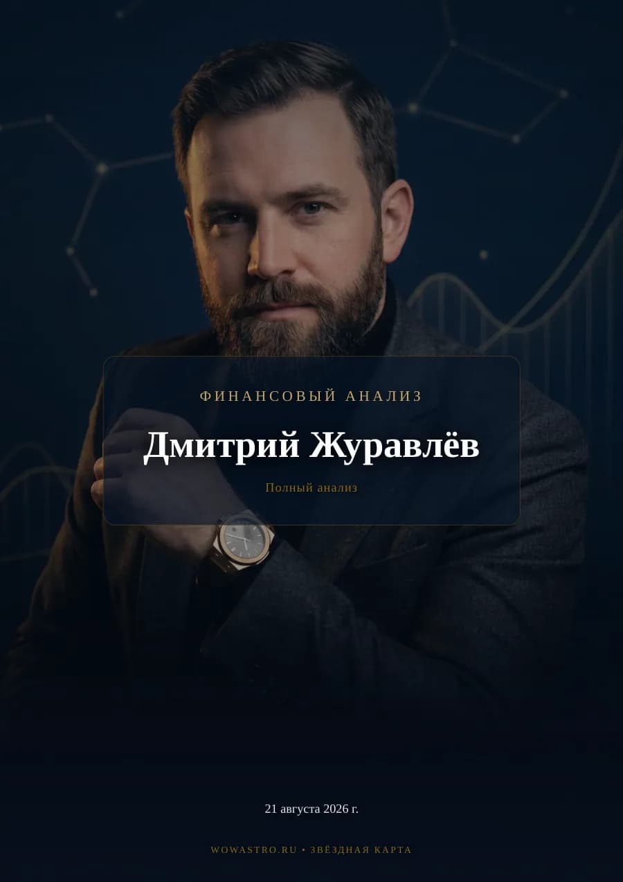 Настоящий финансовый анализ ведущего шоу «Натальная карта» Дмитрия Журавлёва. 24 страницы о денежных домах и планетах, с рекомендациями и расшифровкой аспектов. Страница 1 из 24