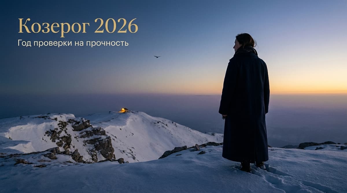 Гороскоп Козерог 2026 — точный прогноз на год Красной Огненной Лошади