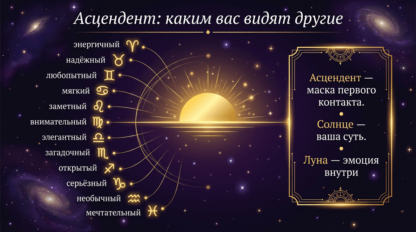 Асцендент, или каким вас видят со стороны